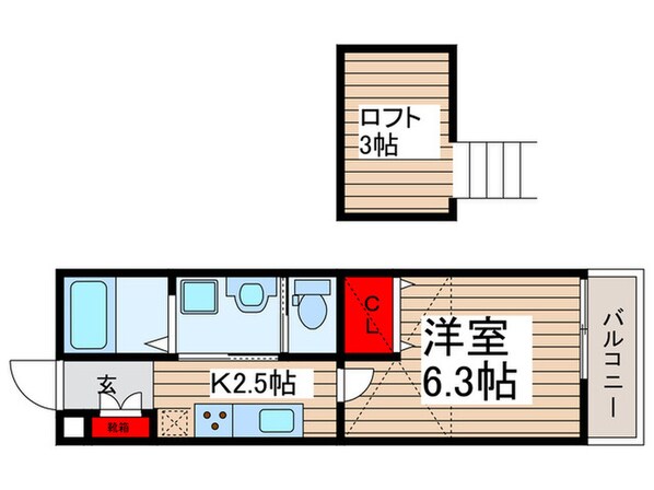 ストロベリーフィールズの物件間取画像